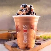 Bebida fría de cafetería